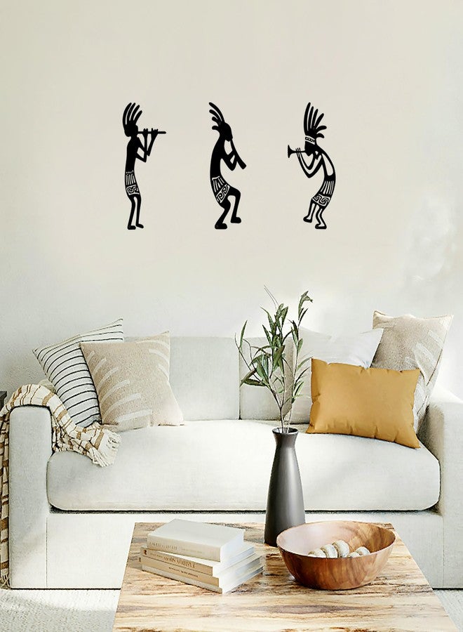 ACOSIY 3 Styles Kokopelli Wall Decor Metal Southwestern Wall Art Western Native American Kokopelli Outdoor Decor for Patio Garden Indoor Accent - Image 4
